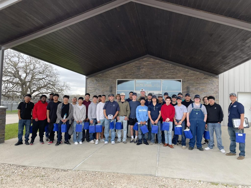inspiring the next generation of welders: hosting local high school students 1 inspiring the next generation of welders at second generation arc 'n' spark welding in bryan, tx